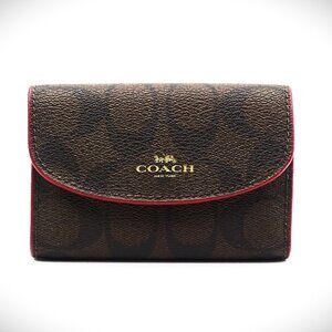 COACH Genuine Leather Key Case F52852 IM/L72  for Five Keys